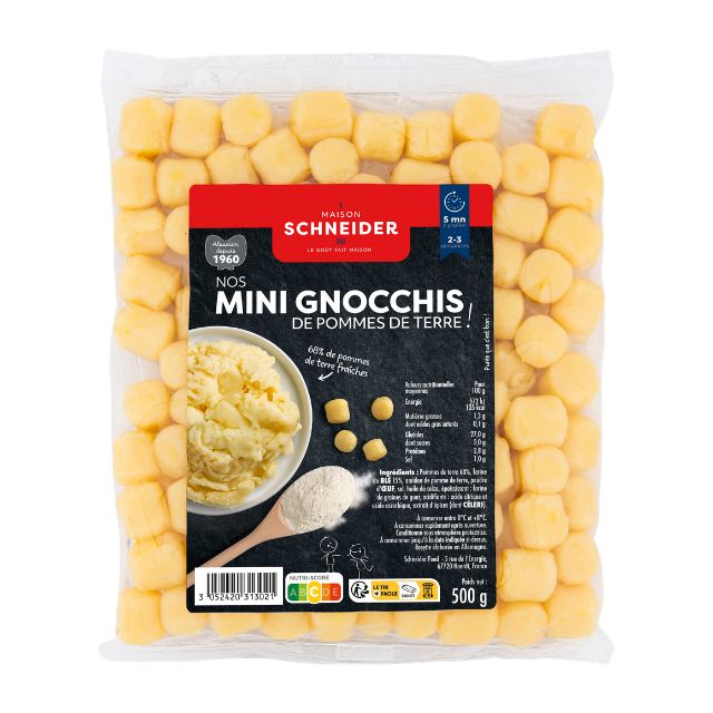 Mini gnocchis de pommes de terre à l'alsacienne